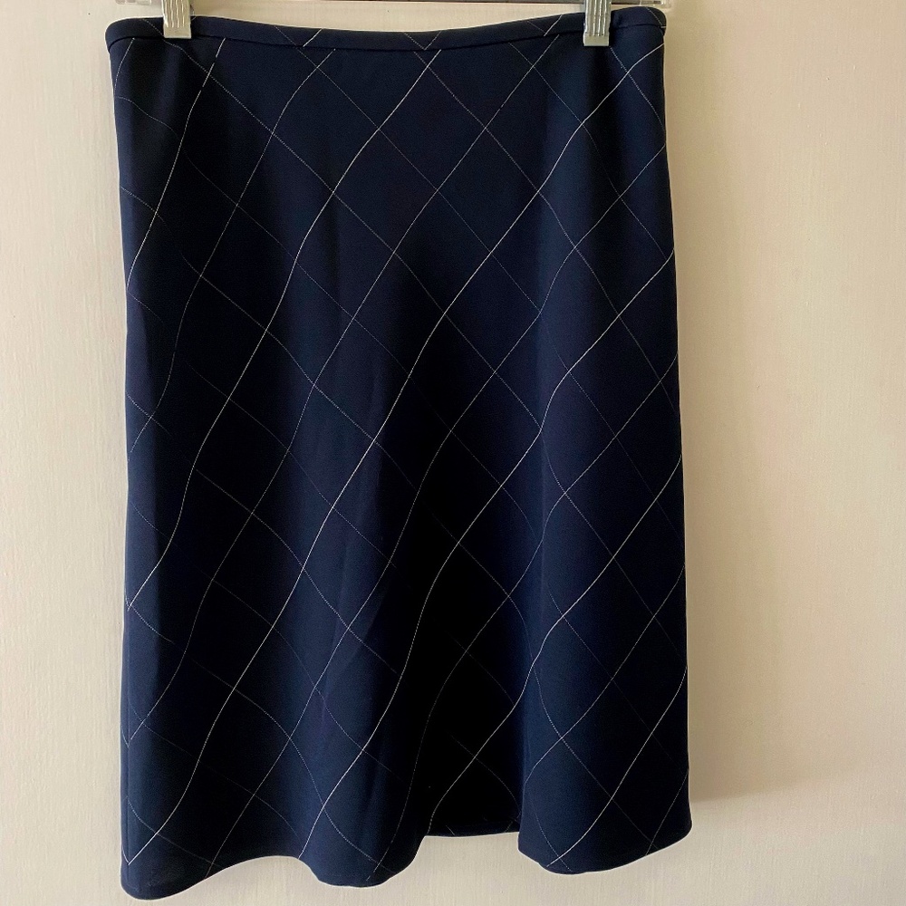 Anne Klein bias cut skirt